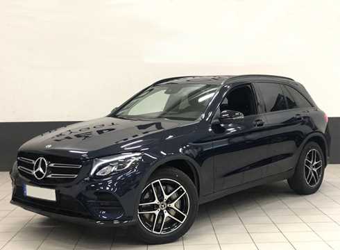 Mörkblå Mercedes Benz GLC 220D bedrägeri/ hyrd och inte återlämnad, Stockholm